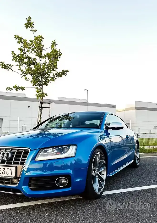 Usata Audi S5 354 CV (260 kW) 2009 Blu Coupé
