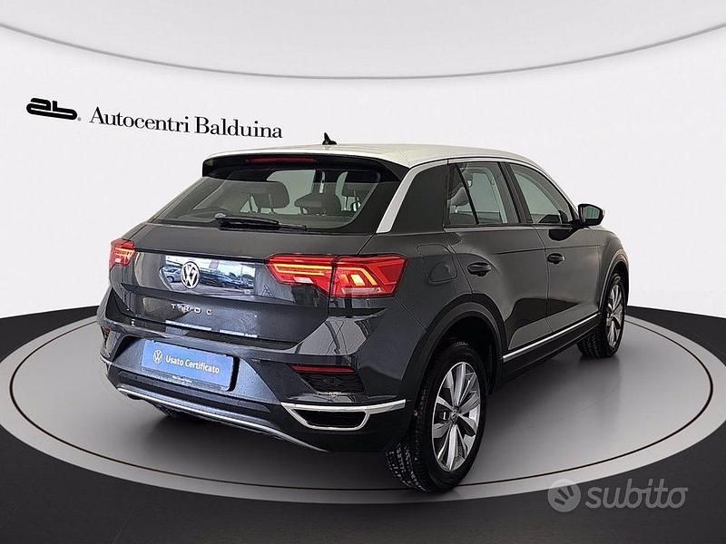 Usata VW T-Roc Style 116 CV (85 kW) 2020 Grigio urano SUV