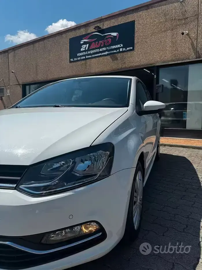 Usata VW Polo Business 75 CV (55 kW) 2017 Bianco Berlina
