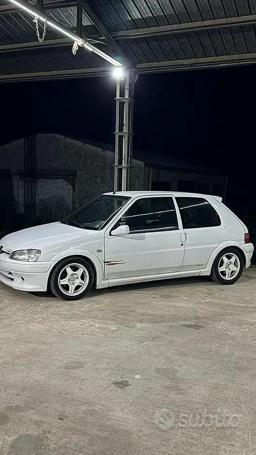 Usata Peugeot 106 101 CV (74 kW) 1996 Bianco Utilitaria