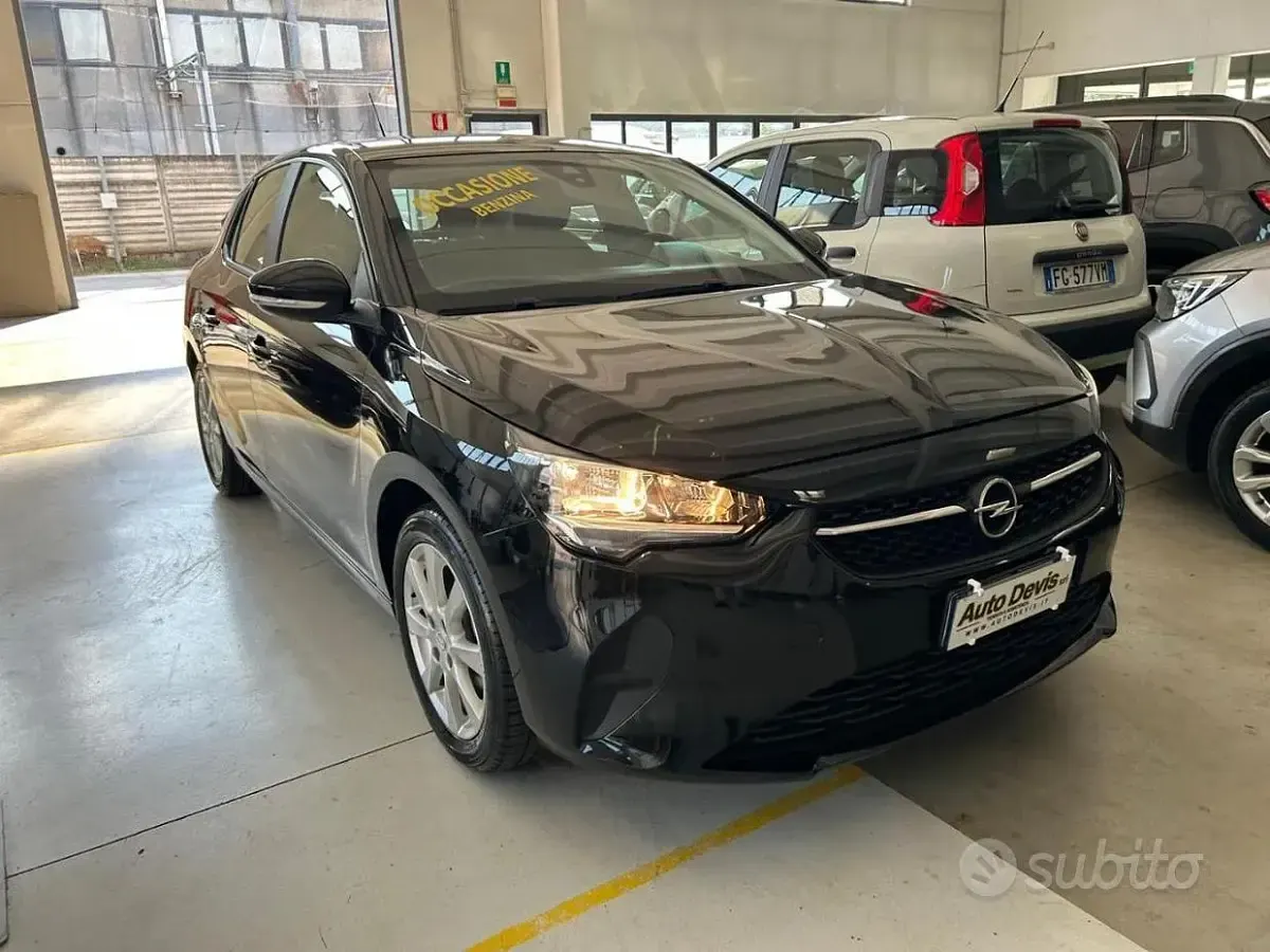 Usata Opel Corsa Edition 75 CV (55 kW) 2022 Nero Utilitaria