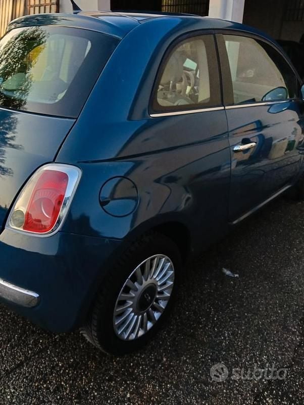 Usata Fiat 500 69 CV (50 kW) 2008 Blu Utilitaria