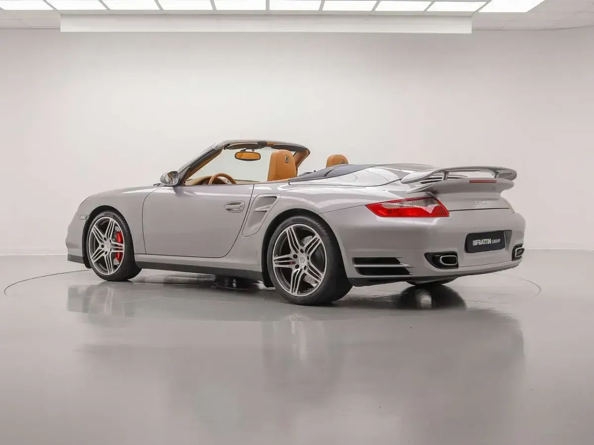 Usata Porsche 997 Turbo 480 CV (353 kW) 2008 Argento gt Cabrio