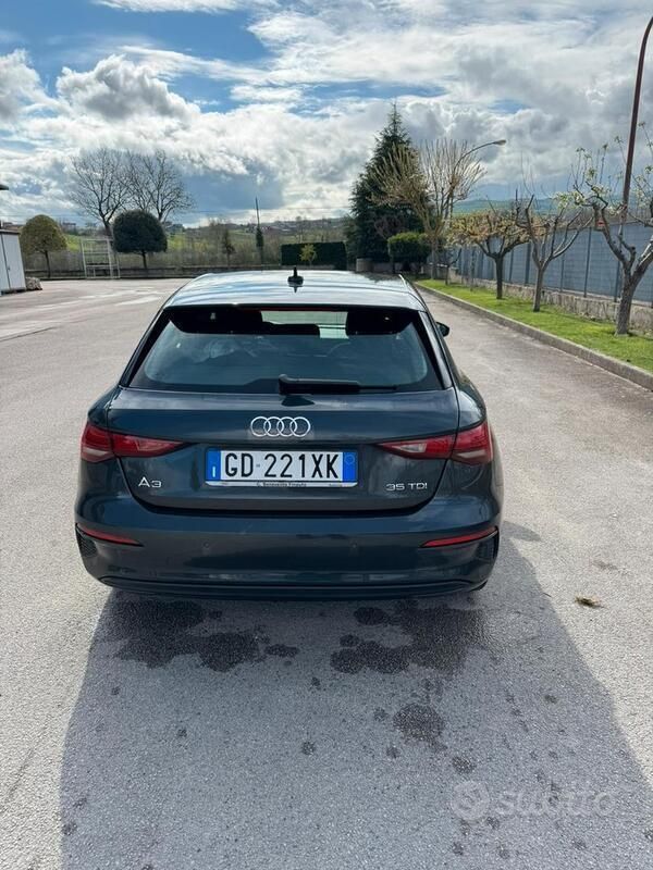 Usata Audi A3 Sportback 150 CV (110 kW) 2021 Nero Utilitaria