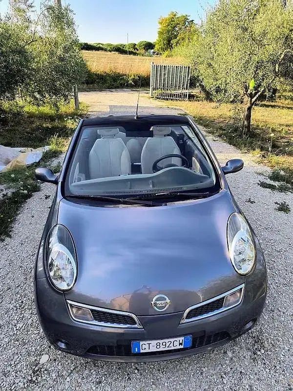 Usata Nissan Micra 88 CV (64 kW) 2008 Blu/azzurro Cabrio