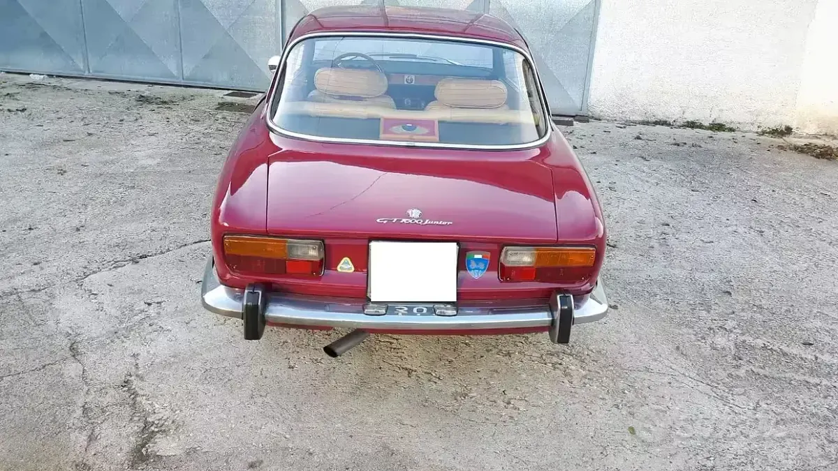 Usata Alfa Romeo GT Veloce 109 CV (80 kW) 1970 Rosso Coupé