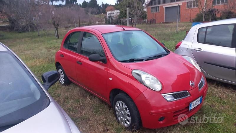 Usata Nissan Micra 80 CV (58 kW) 2009 Rosso Berlina