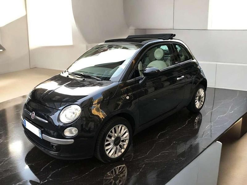 Usata Fiat 500C Lounge 95 CV (69 kW) 2015 Nero Cabrio
