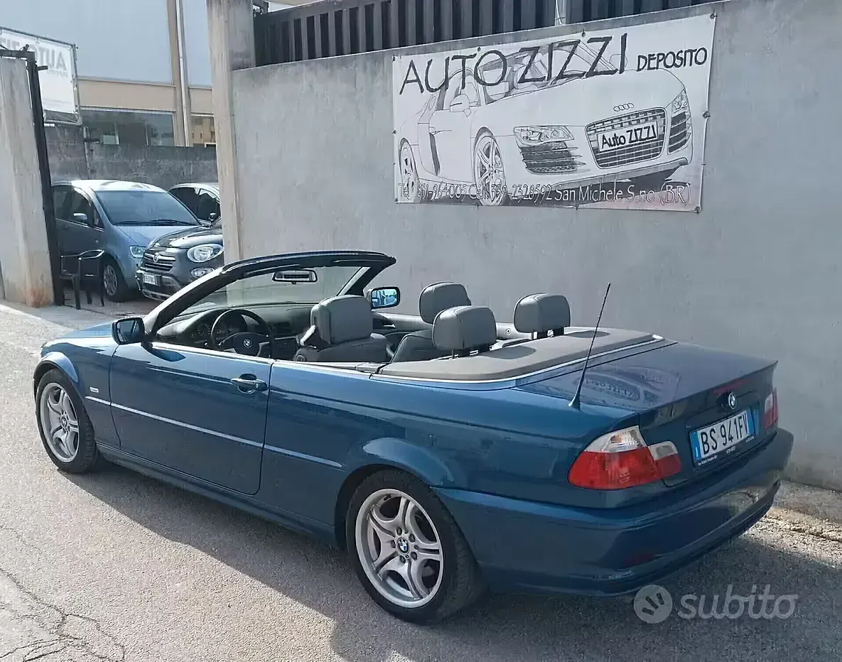 Usata BMW 320 Cabriolet 170 CV (125 kW) 2001 Bluazzurro Cabrio