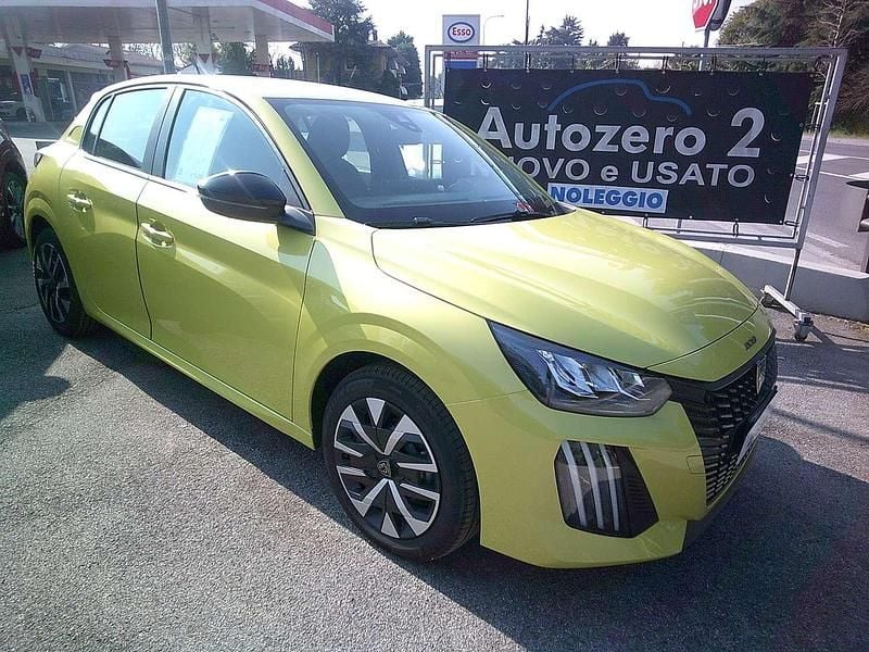 Nuova Peugeot 208 Active 75 CV (55 kW) 2025 Giallo Utilitaria