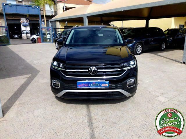 Usata VW T-Cross Advance 110 CV (80 kW) 2021 Nero SUV