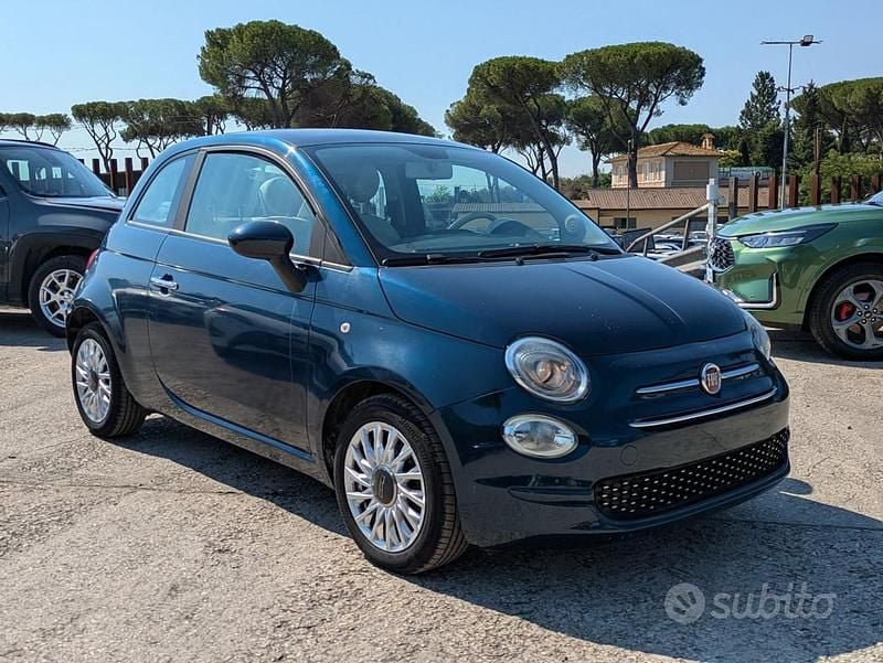 Usata Fiat 500 Lounge 70 CV (51 kW) 2020 Blu Utilitaria
