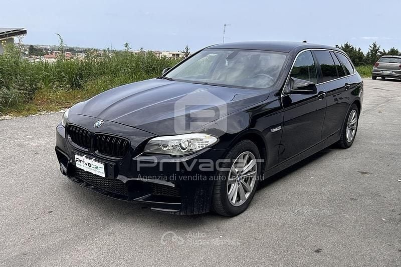 Begagnad BMW 525 Efficient Dynamics 218 HK (160 kW) 2011 Svart Kombi