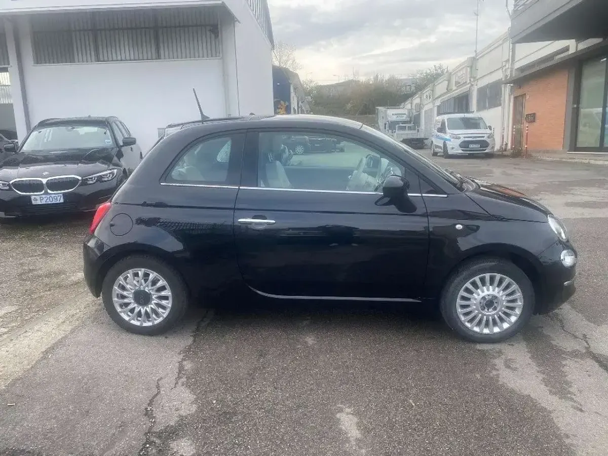 Usata Fiat 500 Lounge 69 CV (50 kW) 2017 Nero Utilitaria