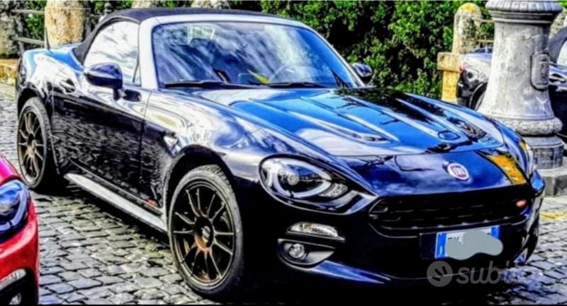 Usata Fiat 124 Spider Lusso 140 CV (102 kW) 2019 Nero Cabrio
