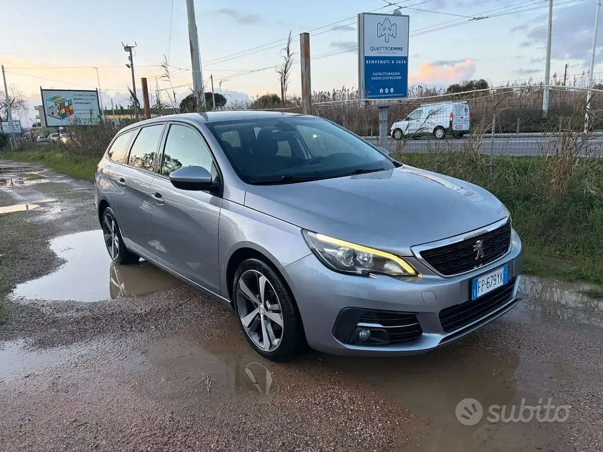 Begagnad Peugeot 308 Allure 131 HK (96 kW) 2018 Grå Kombi