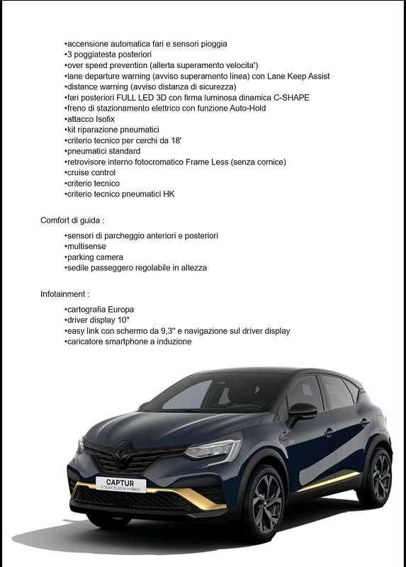 Usata Renault Captur Engineered 145 CV (106 kW) 2023 Blu/azzurro SUV