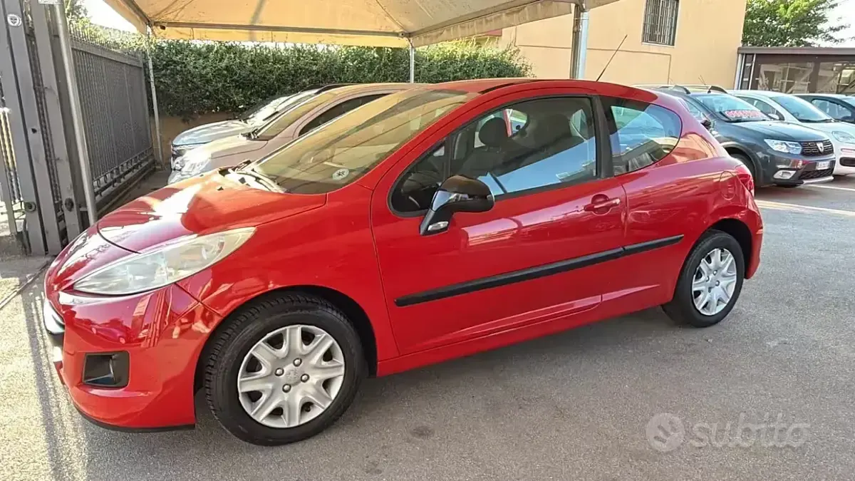 Usata Peugeot 207 Sport 73 CV (53 kW) 2009 Rosso Berlina