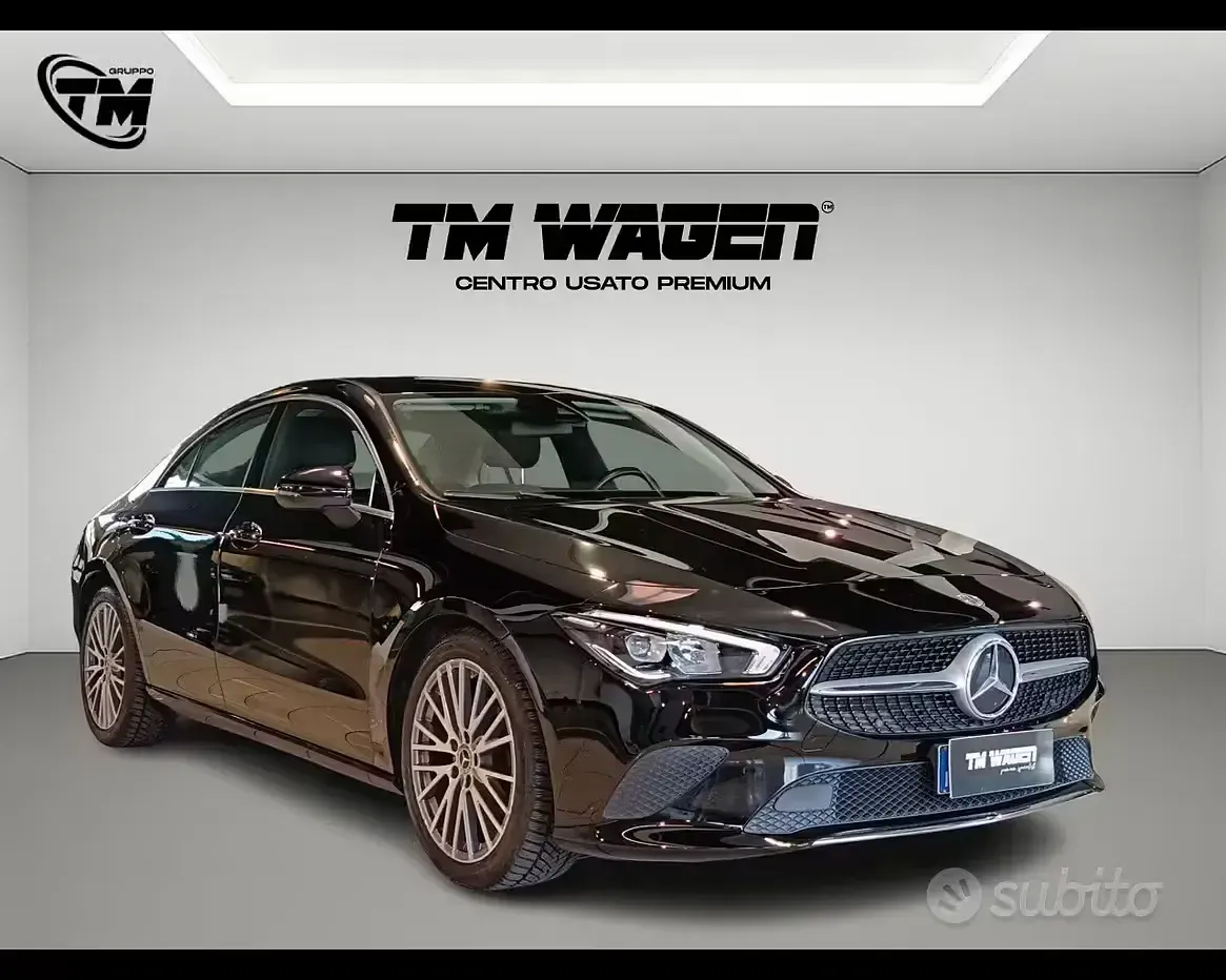 Usata Mercedes CLA180 136 CV (100 kW) 2021 Nero Coupé