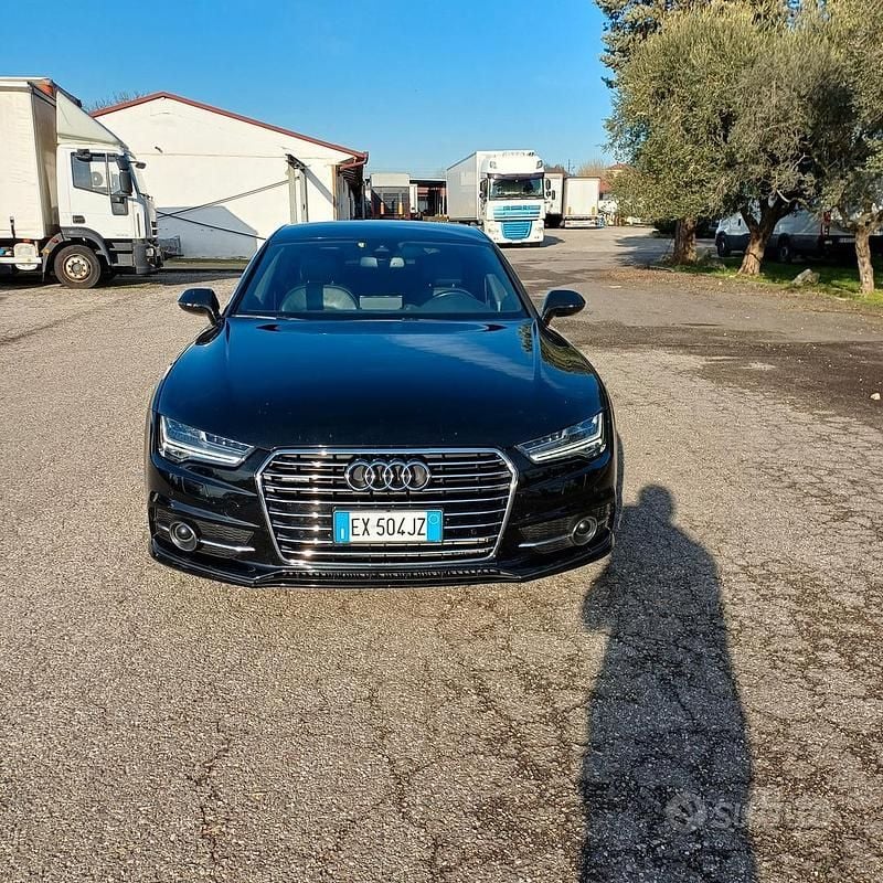 Usata Audi A7 Sportback S-Line 272 CV (200 kW) 2014 Nero Utilitaria