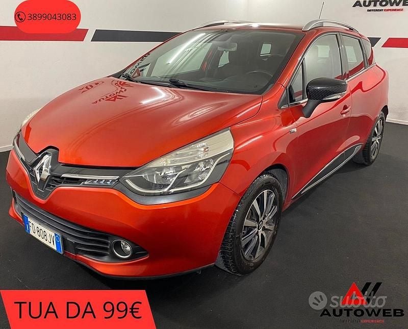 Usata Renault Clio GrandTour Intens 90 CV (66 kW) 2016 Rosso Station wagon