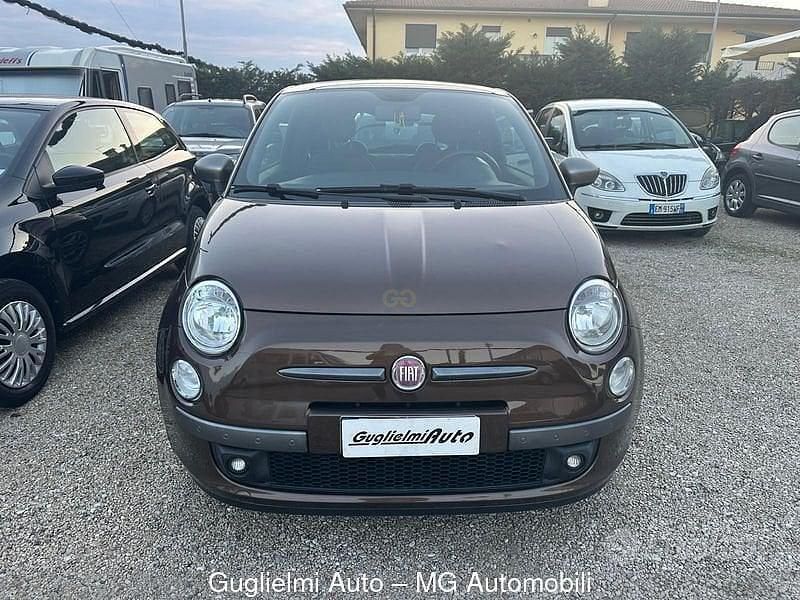Usata Fiat 500 69 CV (50 kW) 2009 Marrone Cabrio