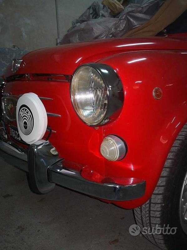 Usata Fiat 750 1970 Rosso Berlina