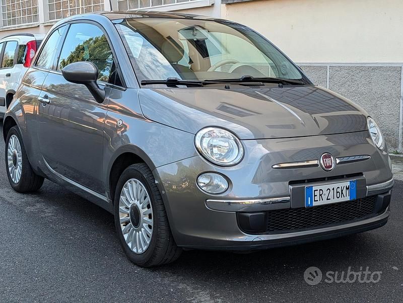 Usata Fiat 500 Lounge 69 CV (50 kW) 2013 Grigio Berlina