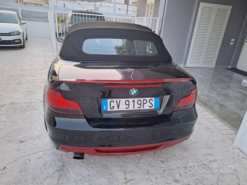 Usata BMW 120 Cabriolet 177 CV (130 kW) 2009 Nero Cabrio