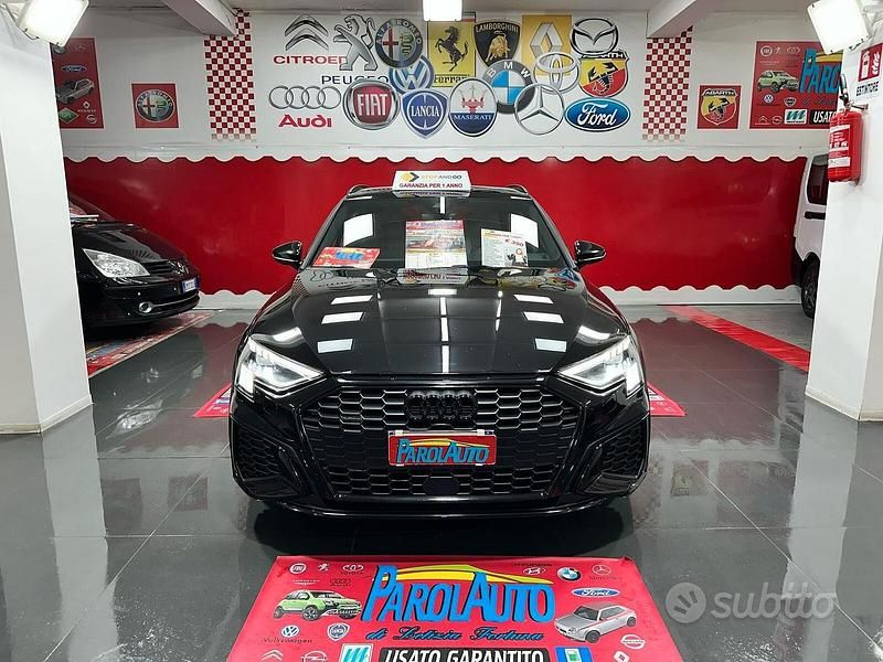 Usata Audi A3 S-Line 200 CV (147 kW) 2022 Nero Berlina