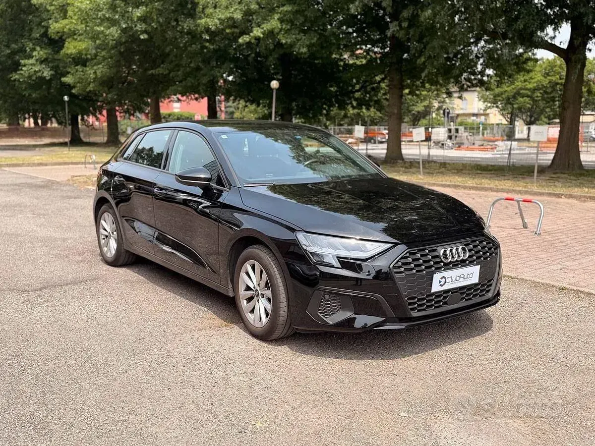 Usata Audi A3 Advanced 150 CV (110 kW) 2023 Nero Berlina