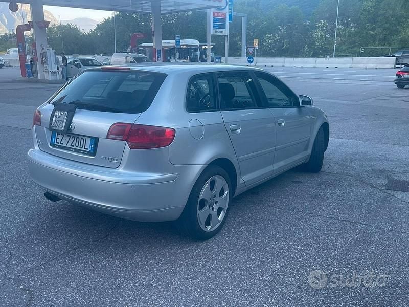 Usata Audi A3 Attraction 170 CV (125 kW) 2007 Grigio Utilitaria