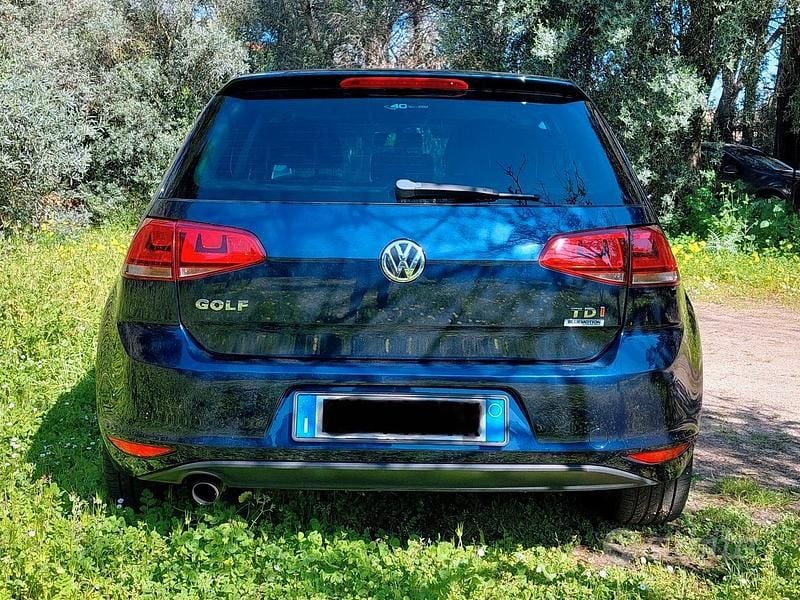 Usata VW Golf VII 110 CV (80 kW) 2014 Blu Berlina