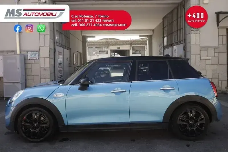 Usata Mini Cooper S 192 CV (141 kW) 2014 Azzurro Utilitaria
