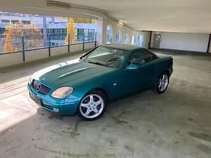 Usata Mercedes SLK230 193 CV (141 kW) 1997 Verde Cabrio