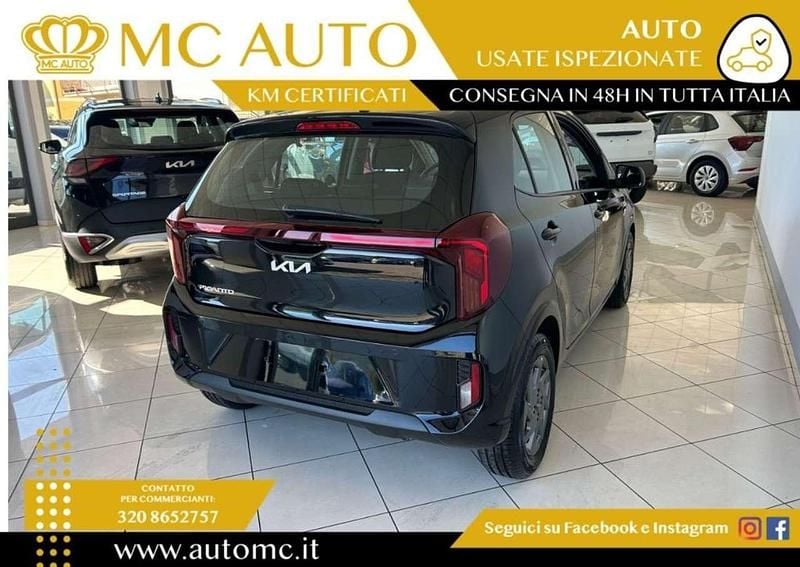 Nuova Kia Picanto Urban 68 CV (50 kW) 2026 Nero Utilitaria