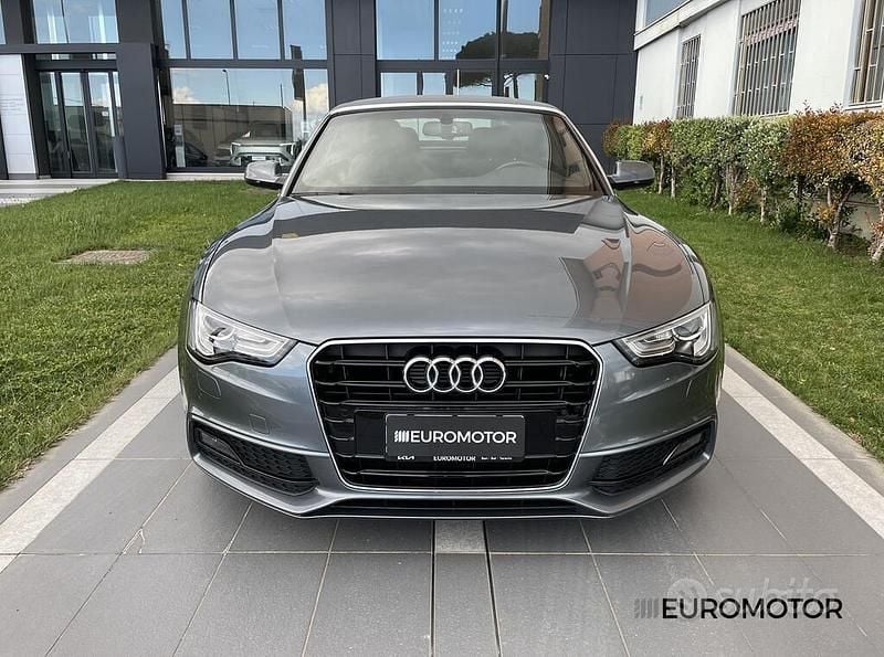 Usata Audi A5 Cabriolet Advanced Plus 190 CV (139 kW) 2016 Grigio Cabrio