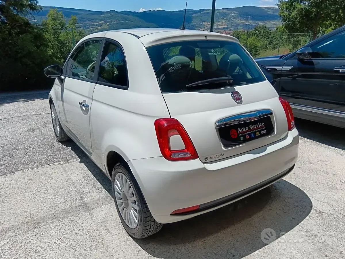 Usata Fiat 500 95 CV (69 kW) 2018 Bianco Berlina