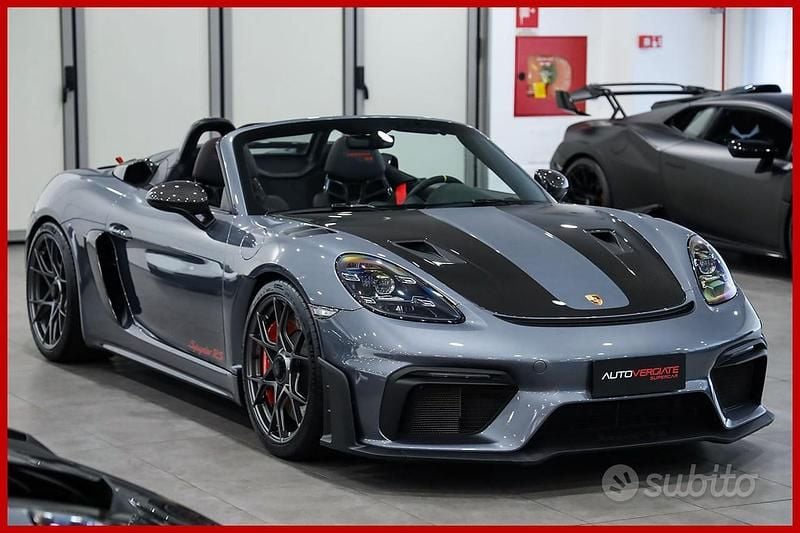 Usata Porsche 718 Spyder 500 CV (367 kW) 2024 Grigio Cabrio
