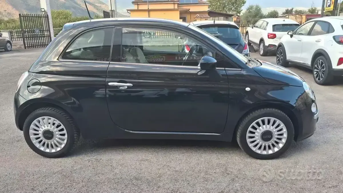 Usata Fiat 500 Lounge 69 CV (50 kW) 2012 Nero Berlina