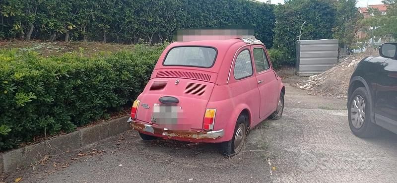 Usata Fiat 500 1970 Rosso Utilitaria