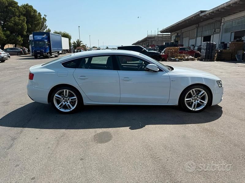 Usata Audi A5 S-Line 177 CV (130 kW) 2013 Bianco Coupé