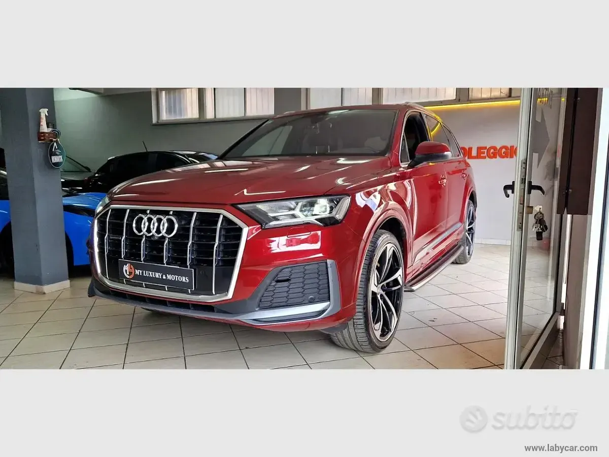 Usata Audi Q7 S-Line 231 CV (169 kW) 2022 Rosso SUV
