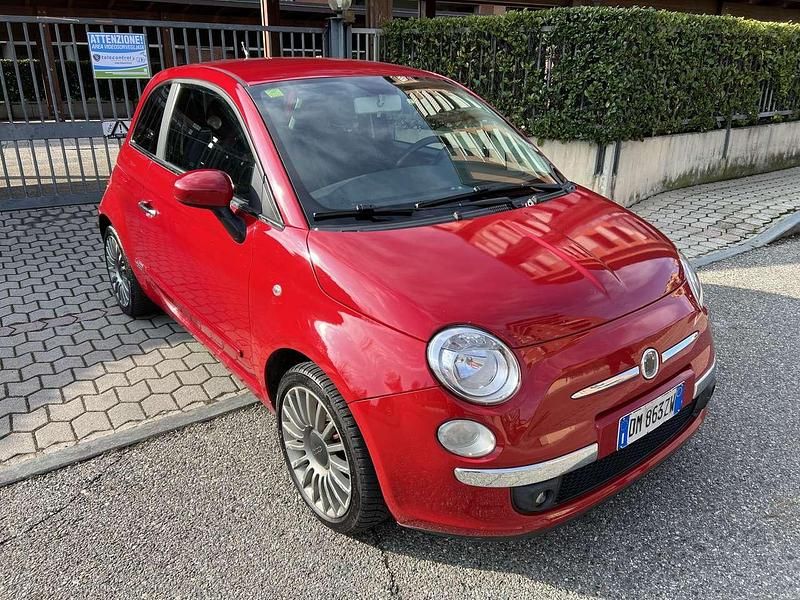 Usata Fiat 500 Sport 101 CV (74 kW) 2009 Rosso Cabrio