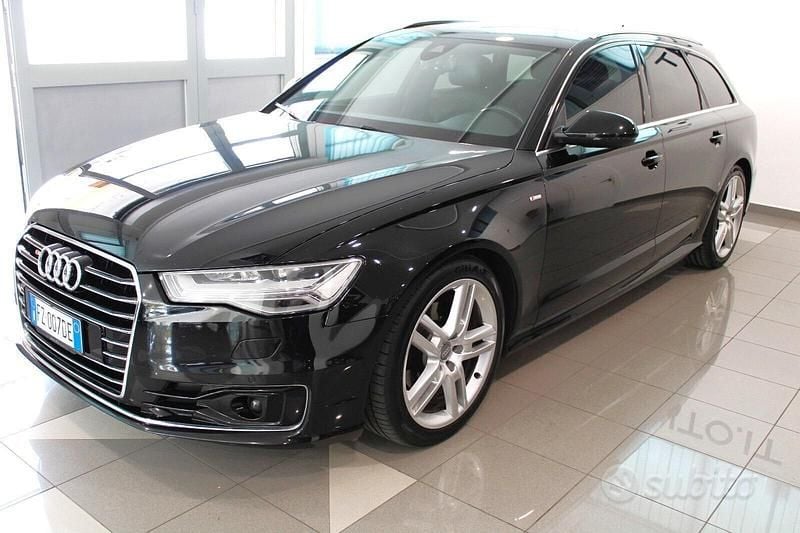 Usata Audi A6 S-Line 190 CV (139 kW) 2015 Nero Station wagon