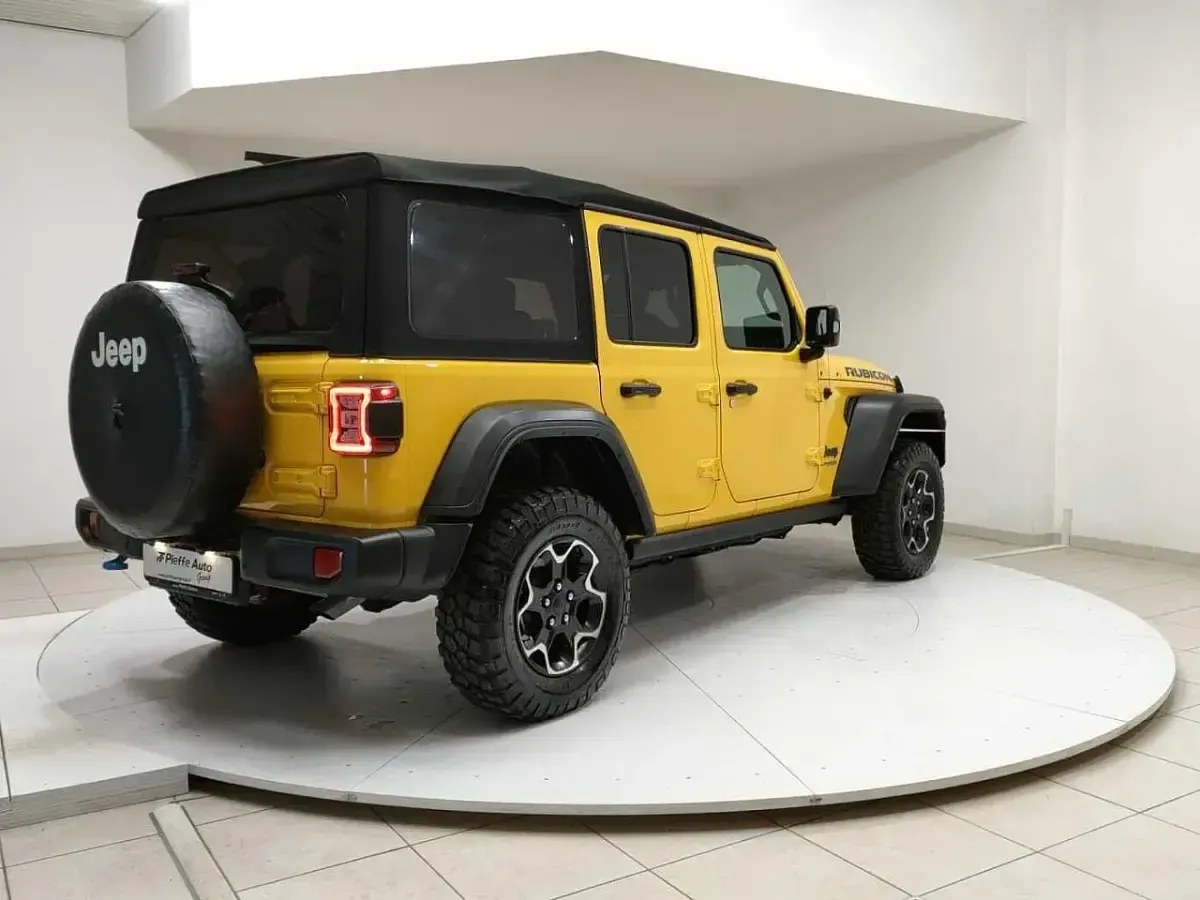 Usata Jeep Wrangler Unlimited Rubicon 272 CV (200 kW) 2021 Giallo SUV