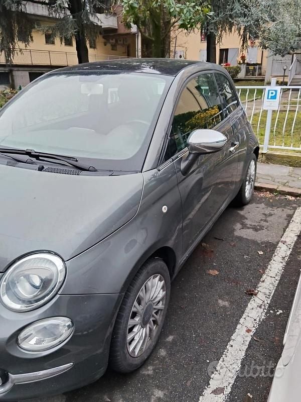 Brugt Fiat 500 Lounge 69 HK (50 kW) 2016 Grå Sedan