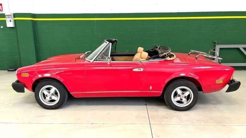 Usata Fiat 124 Spider 111 CV (81 kW) 1978 Rosso Cabrio
