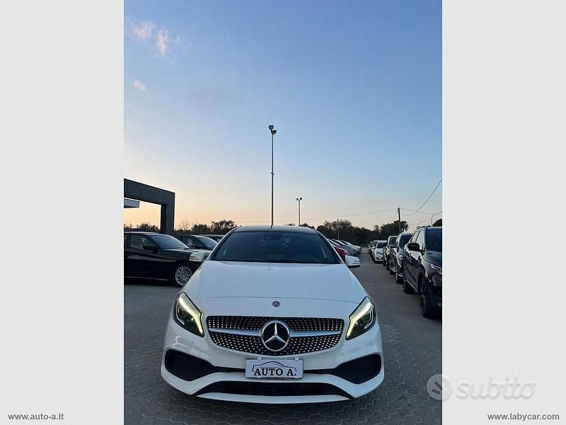 Usata Mercedes A200 Premium 136 CV (100 kW) 2017 Bianco Berlina