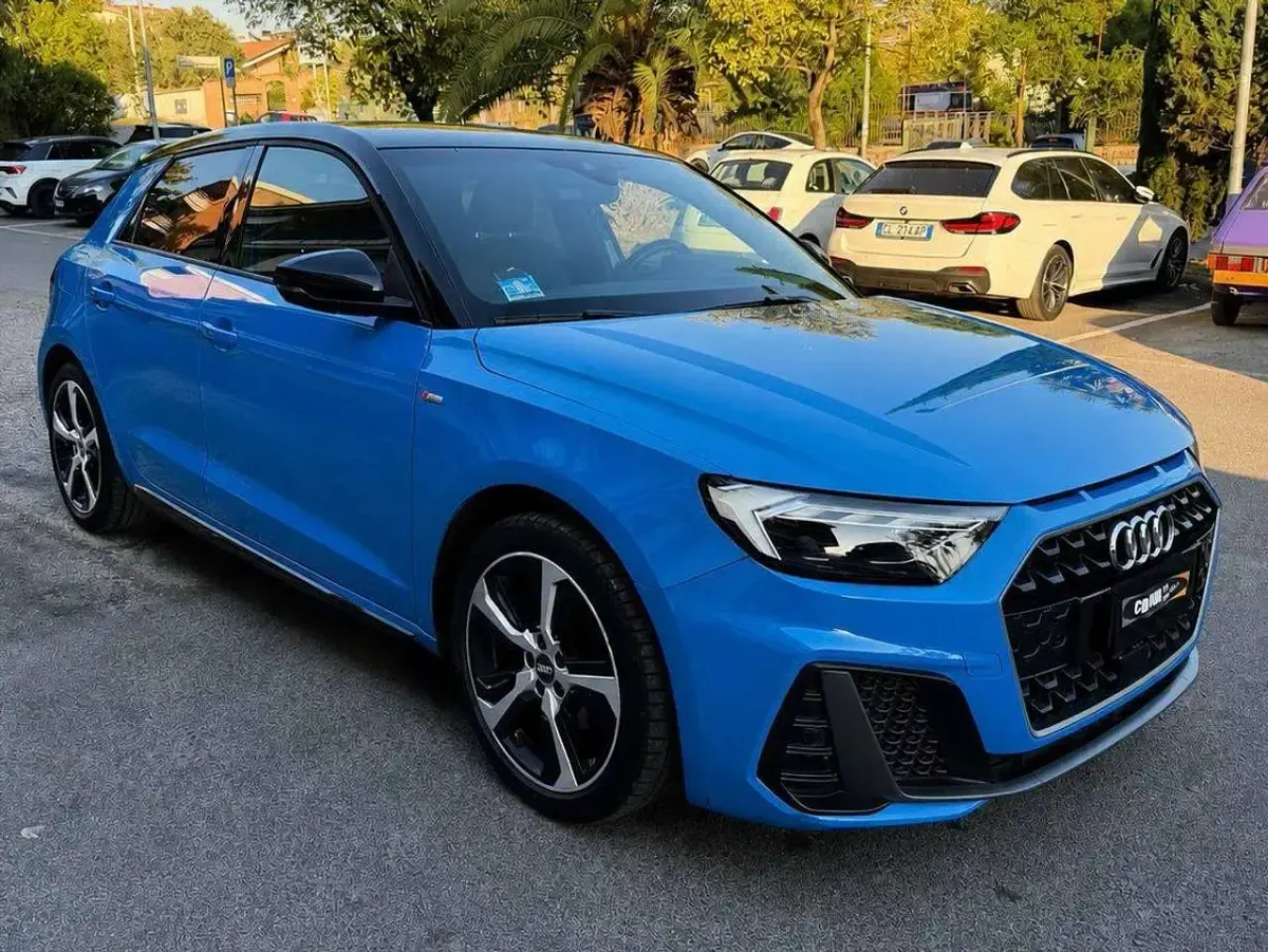 Usata Audi A1 Sportback S-Line 116 CV (85 kW) 2020 Blu turbo Utilitaria